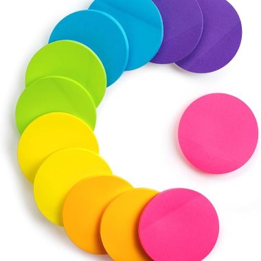 Round Sticky Notes, 12 Pads, 720 Sheets, Colorful Sticky Notes Bulk